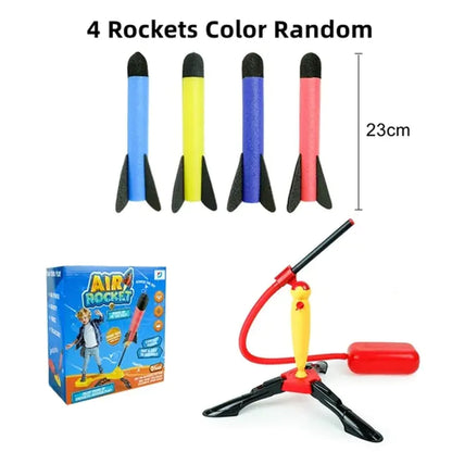 Children Outdoor Air Rocket Foot Launcher